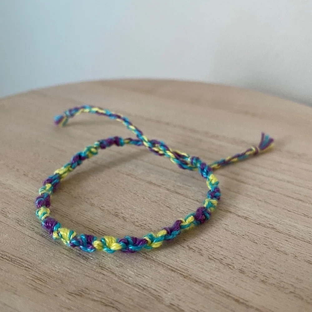 10/$25 Colorful Neon Woven Bracelet